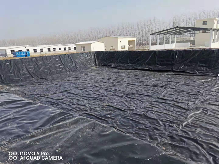 氧化塘防渗工程